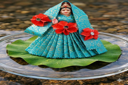 Mata Rani Blue Poshak