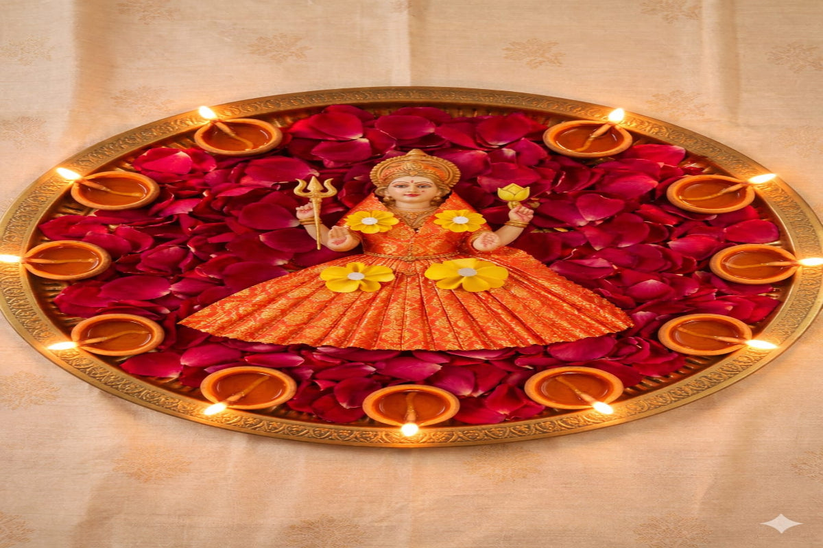 Red Lehnga Eco Freindly water soluble