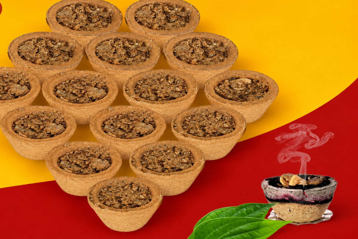 Looban Diya ( Made of Cow Dung)