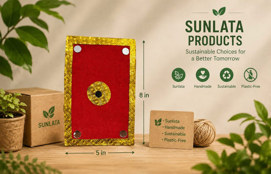 Handmade Seed-Embedded Pooja Aasan