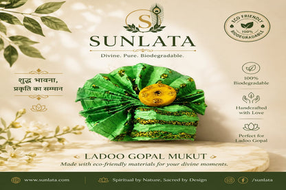 Eco-Friendly Laddu Gopal Mukut