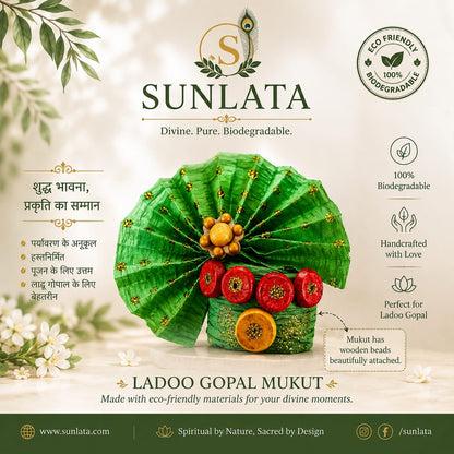 Eco-Friendly Laddu Gopal Mukut