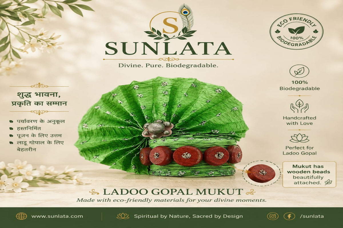 Eco-Friendly Laddu Gopal Mukut