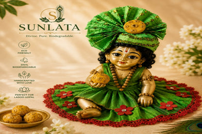 Eco-Friendly Laddu Gopal Mukut