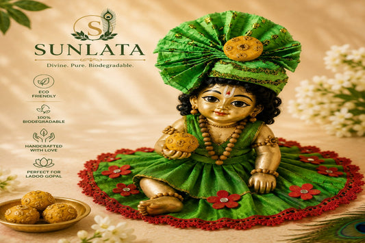Eco-Friendly Laddu Gopal Mukut