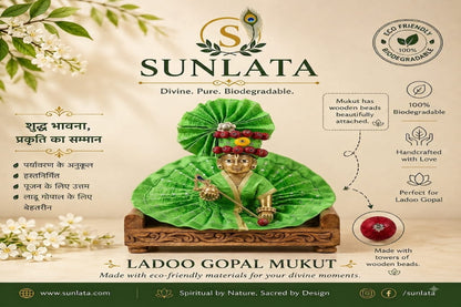 Eco-Friendly Laddu Gopal Mukut