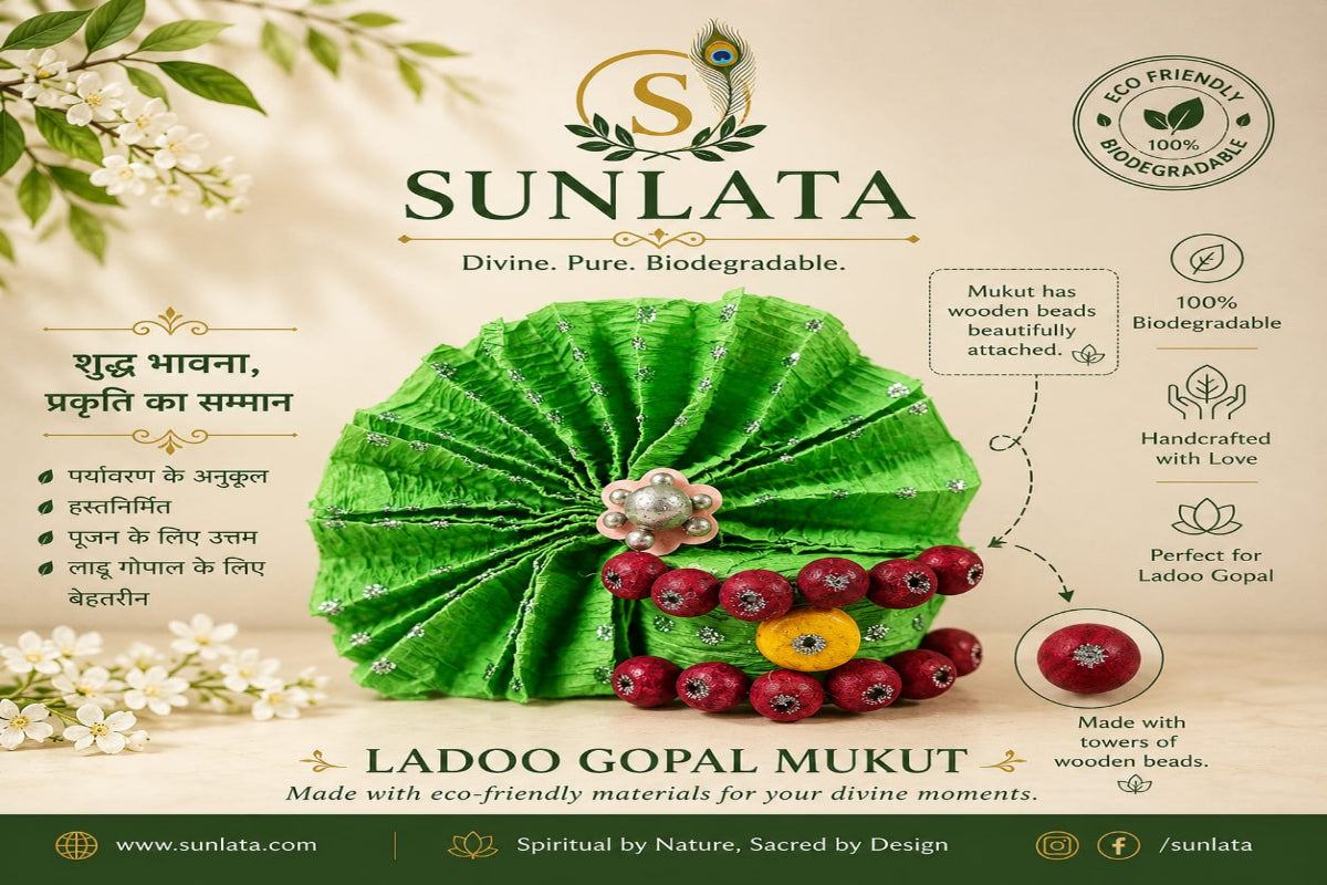 Eco-Friendly Laddu Gopal Mukut