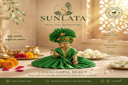 Eco-Friendly Laddu Gopal Mukut