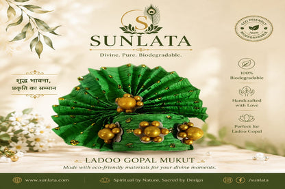 Eco-Friendly Laddu Gopal Mukut